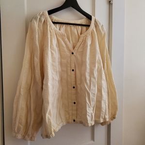Peasant style cotton ANA blouse